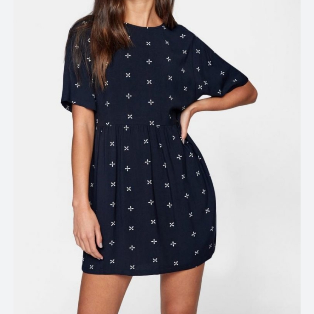 RVCA  No Plans Dress TRUE BLACK (tub) | RVCA Womens Size 10/ M